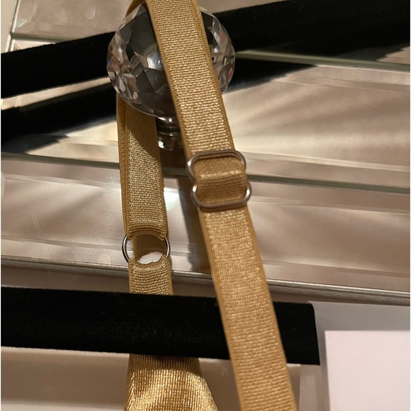 NEW Velius Women's Sexy Deep V Neck Shiny Bodysuit Tank Tops Underwire XL Gold - Picture 7 of 16